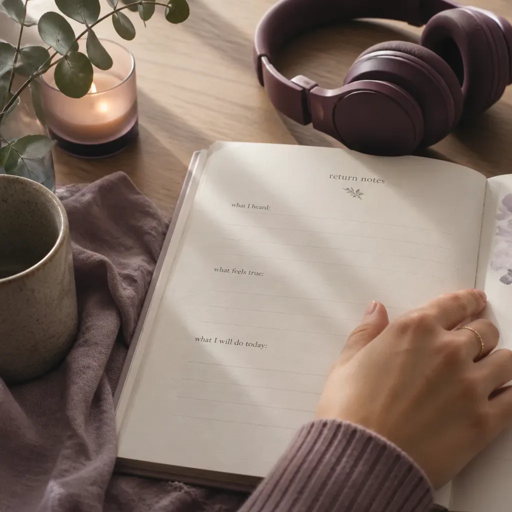Cuaderno con tres líneas simples de scripting